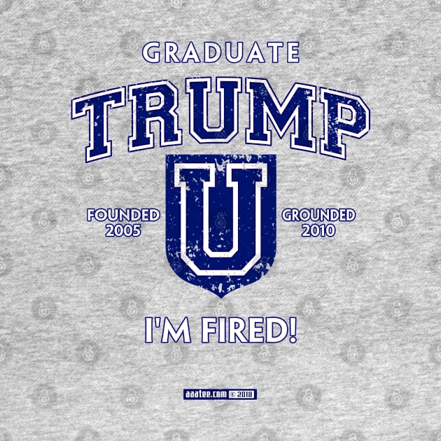 TRUMP UNIVERSITY GRADUATE - I'M FIRED! Founded in 2010, Grounded in 2015 (by the State of New York), the Curriculum Won't Get You Hired but It May Get You Fired. Beware! by MannArtt